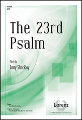 The 23rd Psalm SATB choral sheet music cover